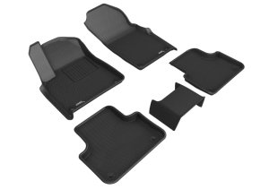 Lamborghini Urus Floor Mat Set - 3D MAXpider - Kagu - Black - `19-`24 Lamborghini Urus Floor Mat Set - 3D MAXpider - Kagu - Black - `19-`24